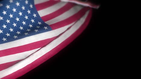 american flag , realistic 3d animation of waving flag . united states american flag waving in the wind. national flag of america. seamless loop animation. 4k high quality, 3d render