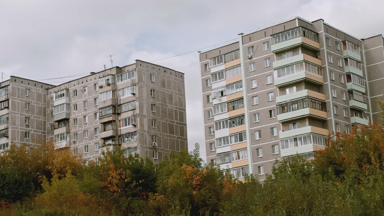 Apartment Buildings in an Urban Landscape