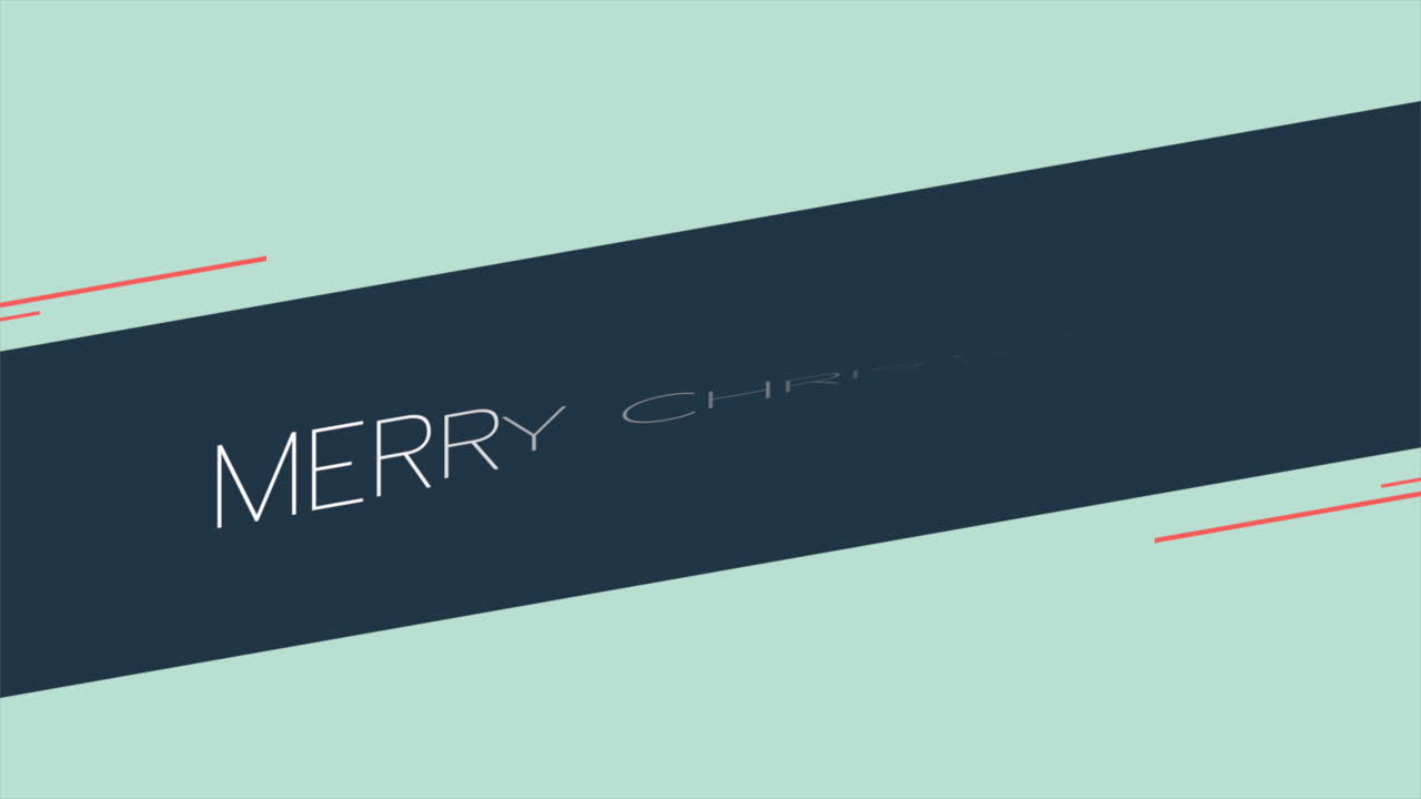 feliz navidad con el patrón de rayas azules en el gradiente verde