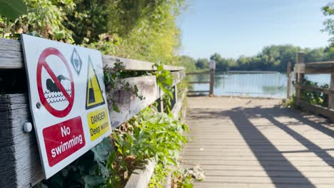 milton lakes are a popular wild swimming location near cambridge-1