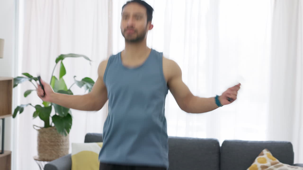 남자 의  ⁇ 줄 점프, 피트니스 및 가정 운동