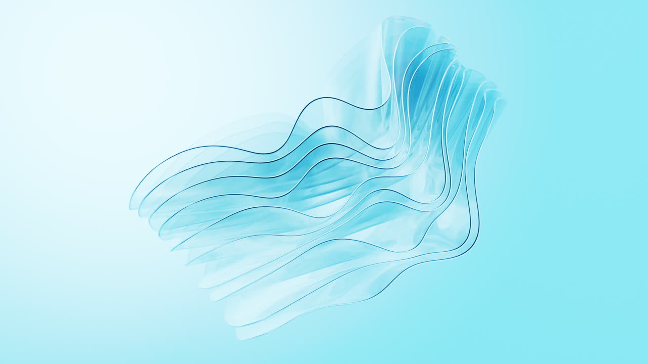 fondo de vidrio multicapa con gradiente, renderización en 3d.