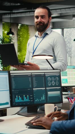 vertical video general manager uses digital technology to forecast business performance