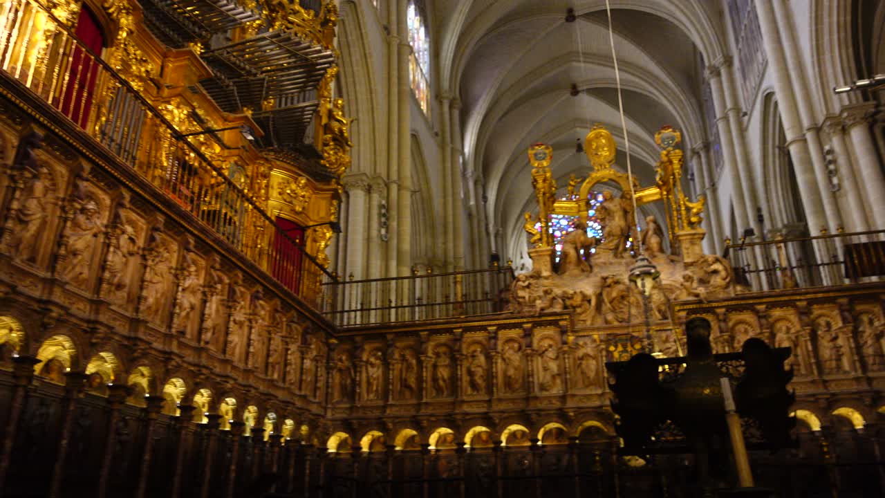 TOLEDO, SPAGNA. Interno della Cattedrale Primaziale di Santa Maria di Toledo.