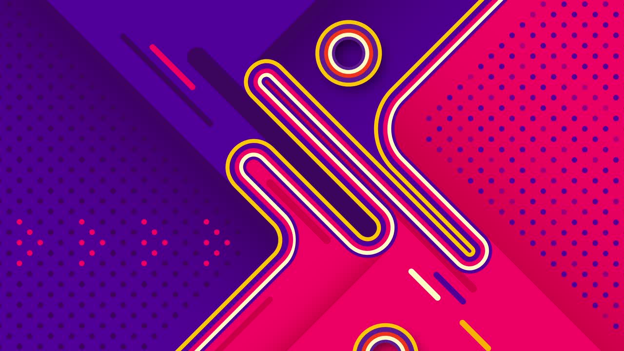 diseño creativo de fondo púrpura rosado en video 4k.