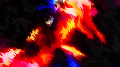 abstract colorful fire pattern