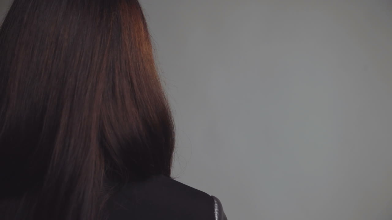 Gorgeous young woman. Gorgeous young woman in studio, smiling to camera