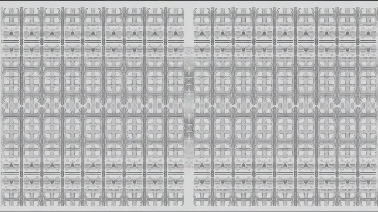 Frames causing central circle pulsing across repeating rectangular tile grid, revealing seam