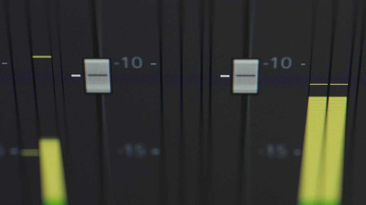 Volume meters jumping up and down