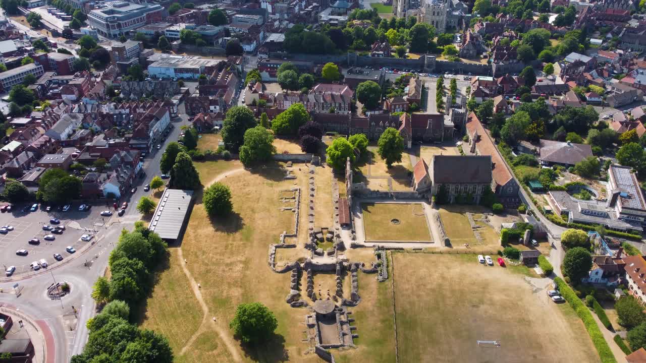 una toma aérea de st