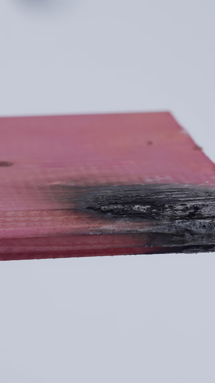 Burnt Pink Wood Plank