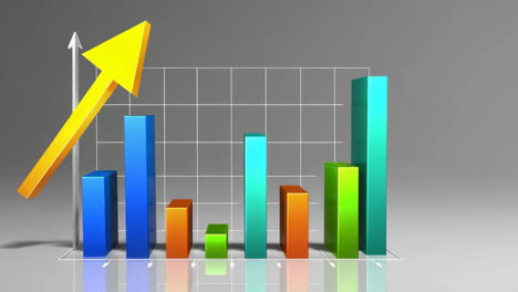 colorful bar graph showing growth