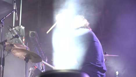 drummer performing on stage