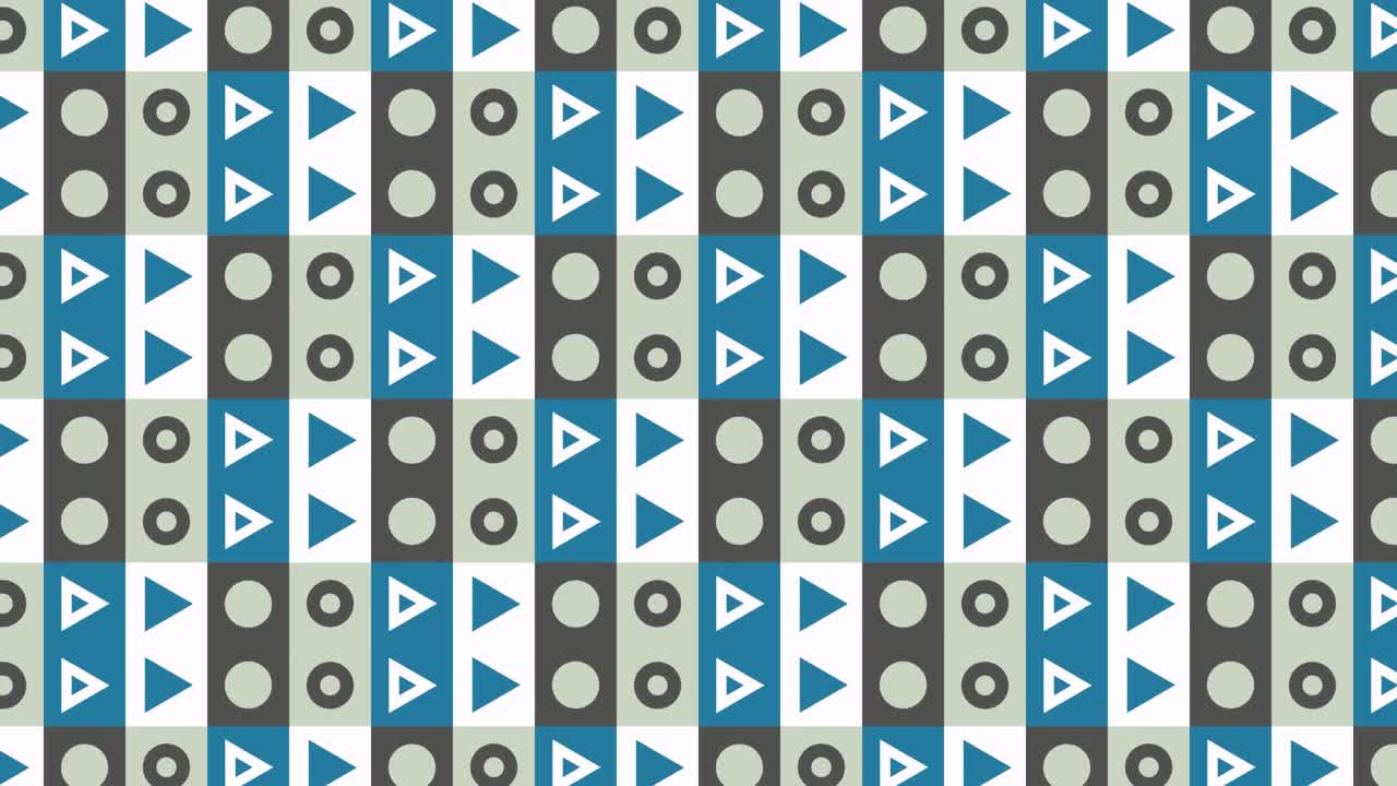 Abstract Vertical Geometric Tribal Pattern Animation Loop