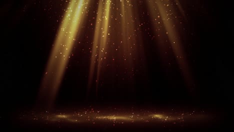 golden spotlight background