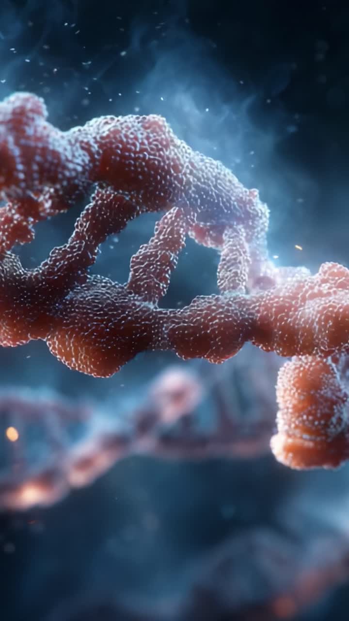 Exploring the Intricacies of DNA: A Stunning Visual Journey Through the Molecular Structures That Encode Life, Highlighting the Complexity and Beauty of Genetic Material