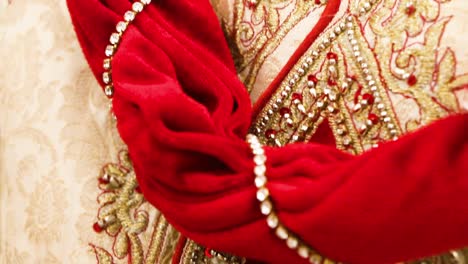 groom, dress, indian, dressing, wedding, design, embroidery, wearing, indian groom, fashion, culture, closeup, fashionable