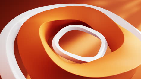 abstract curve geometry background, 3d rendering.