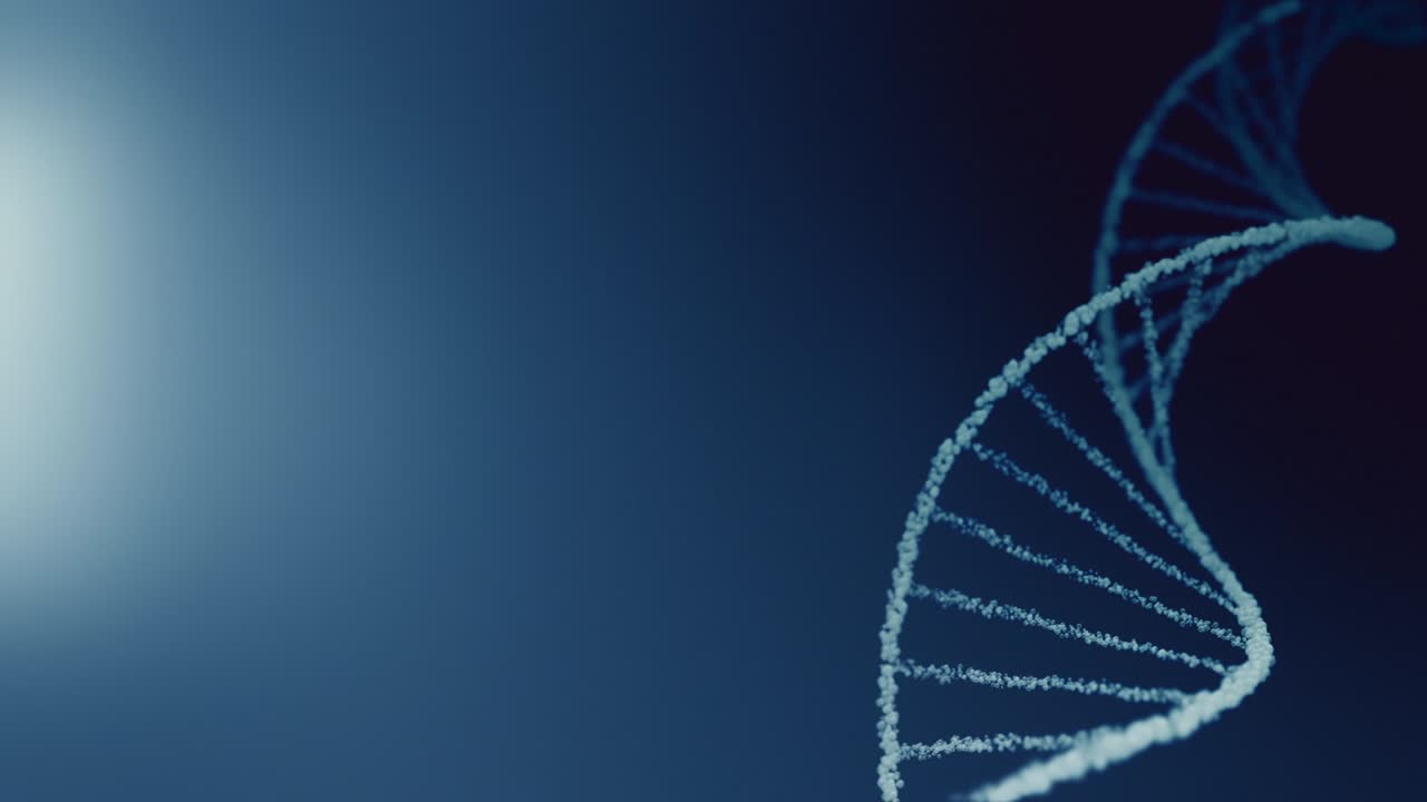 burbuja de agua cosmética adn y mrna célula hélice presentación médica bucle de fondo con espacio de copia