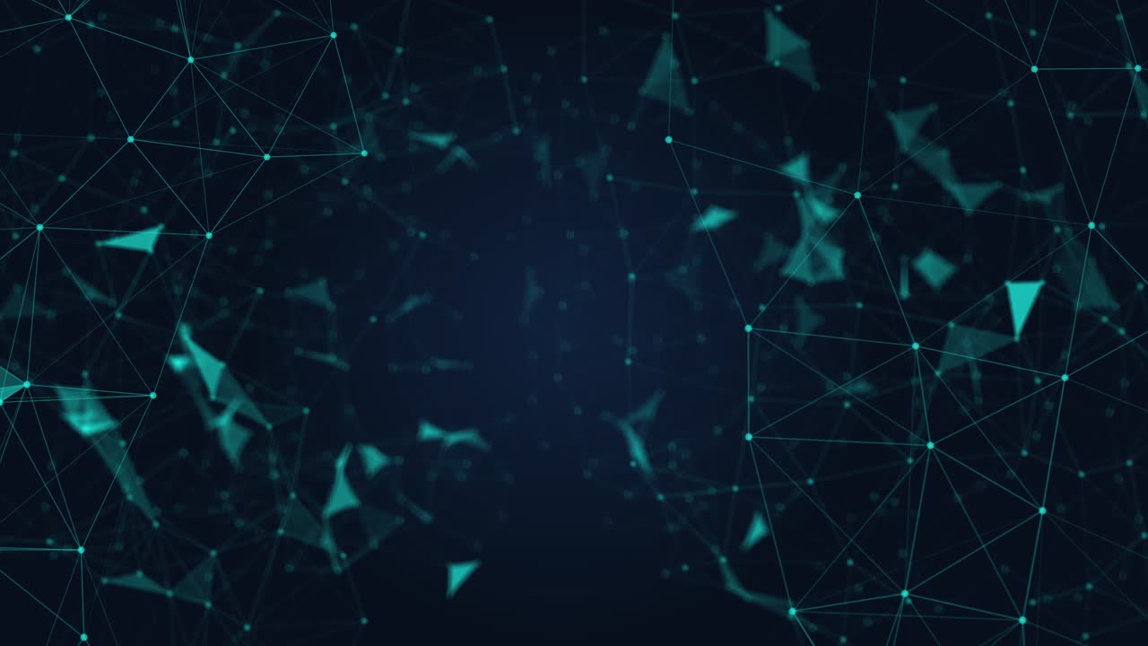 Ai technology robotic system molecule of chemical atom cell plexus and science abstract futuristic