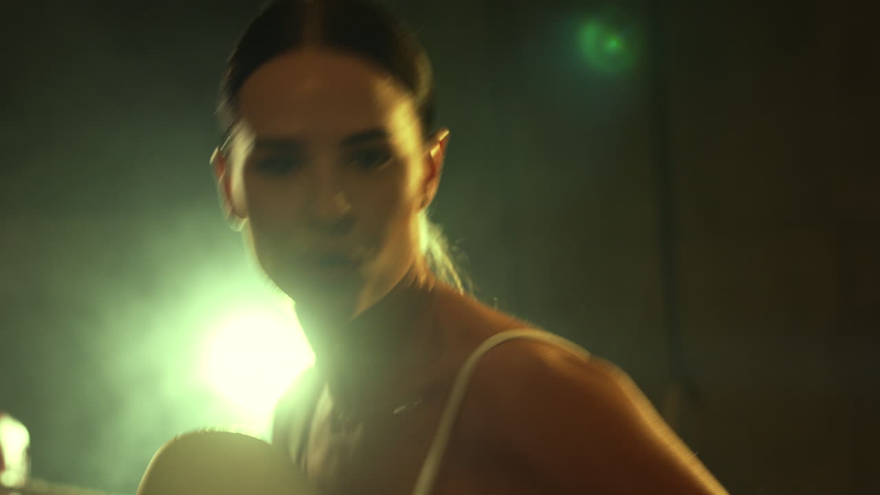 entrenamiento de boxeo femenino