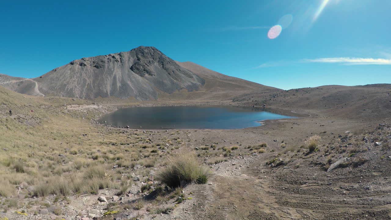 increíble paisaje en nevado de toluca lapso de tiempo