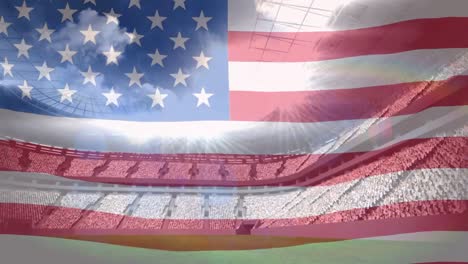 Video-Mit-Amerikanischer-Flagge