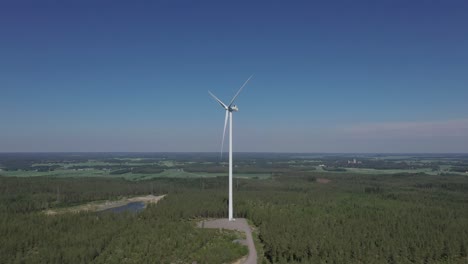 Aerial-view-of-Wind-Turbines-generating-clean-and-ecological-energy