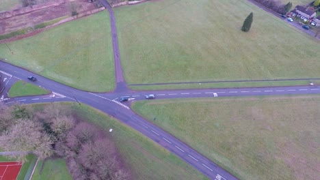 An-overhead-shot-over-a-small-English-country-village-on-a-cold-winter-day-3