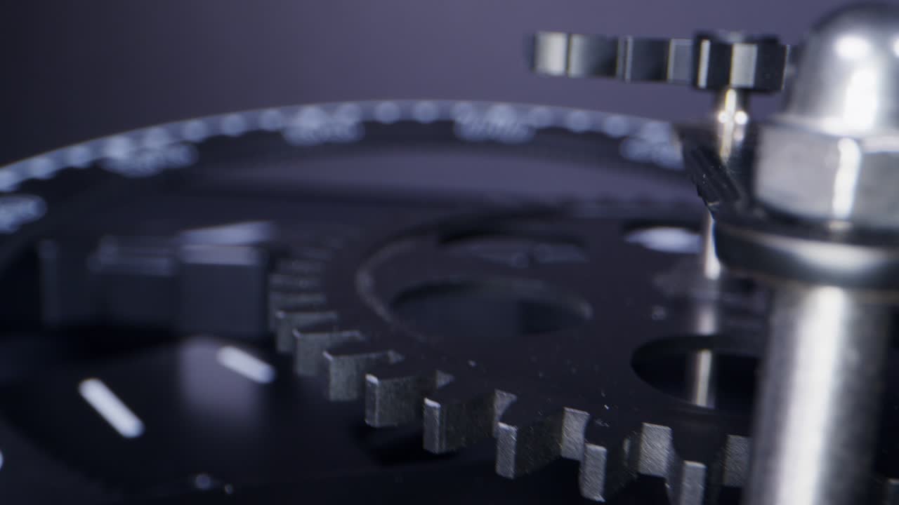 레트로 그룬지 산업 기계 시계 기어