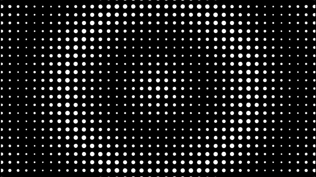 Circular point wave animation motion graphics