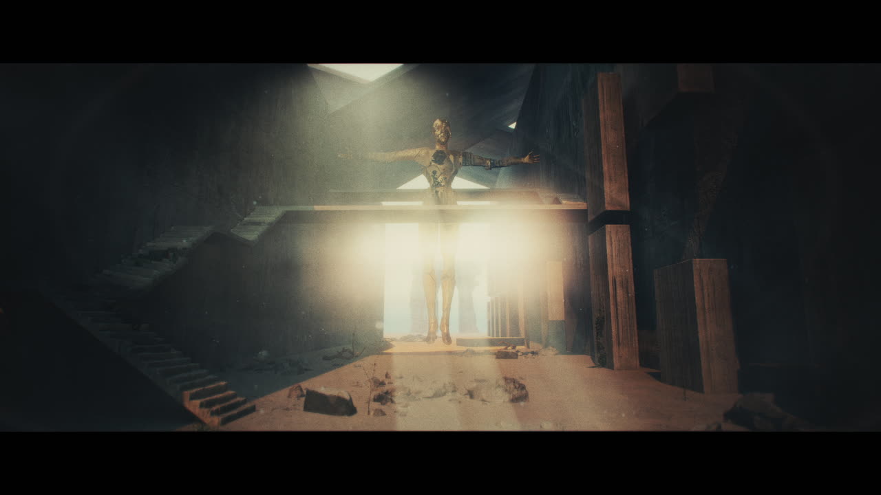 Floating Robot in a Desolate City