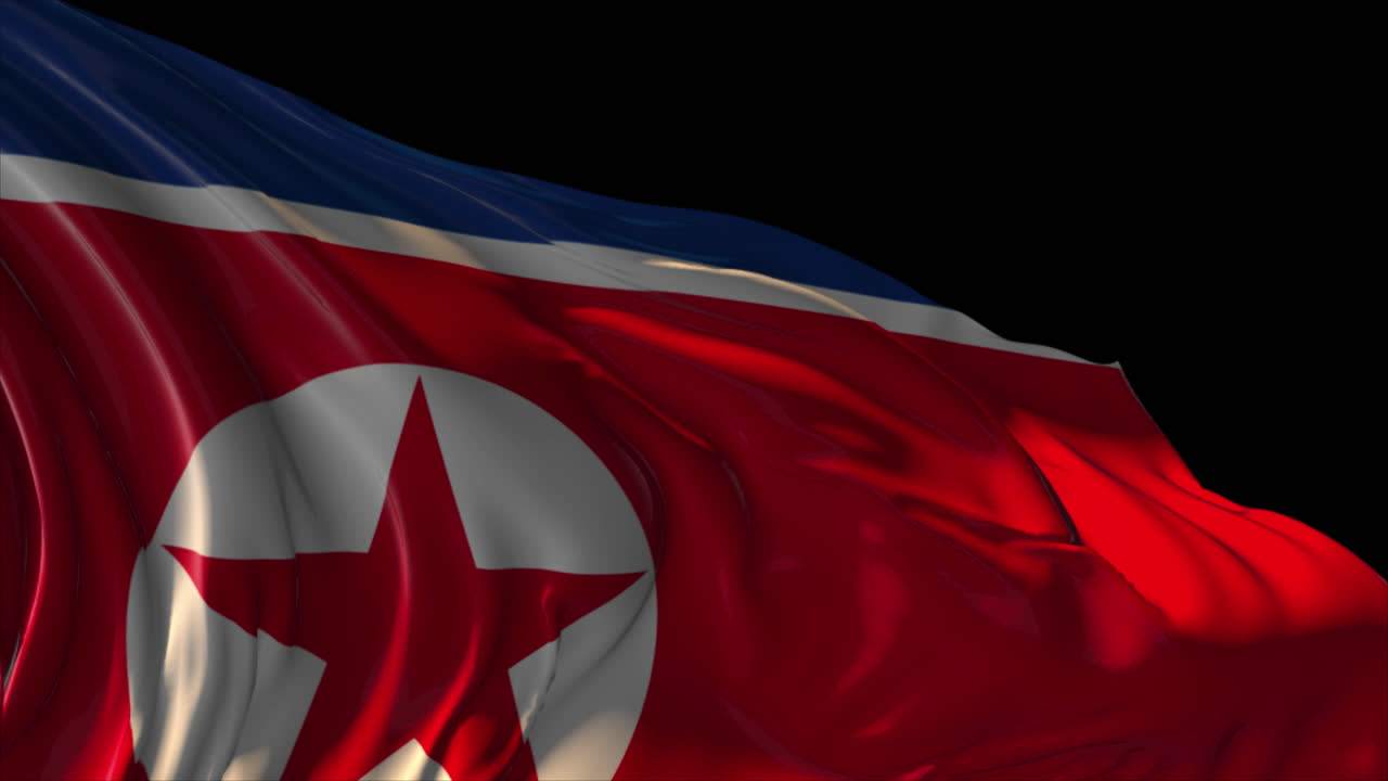 북한 발을 흔들고