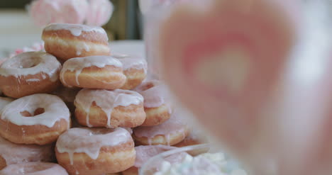 delicious doughnuts filled with fruit jam