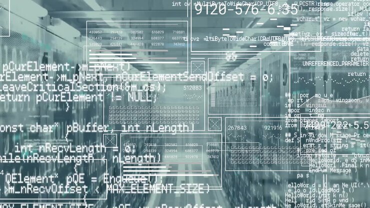 Animation of data processing over computer servers