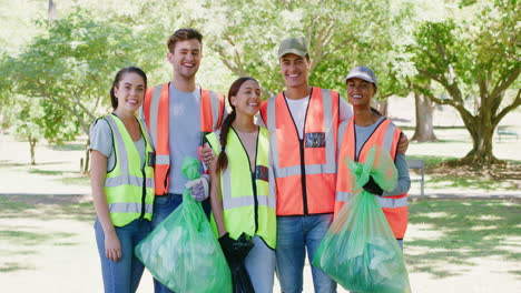 diverse group of responsible activists