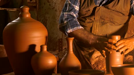 pot made of clay