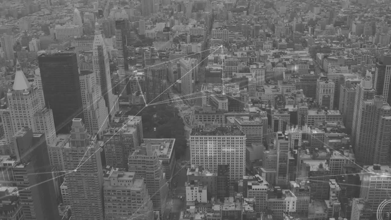 검은색과  ⁇ 색의 데이터 연결 도시