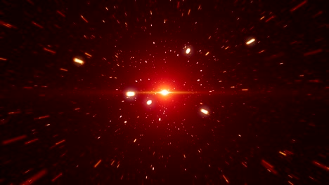 particles dust abstract light bokeh motion titles cinematic background loop