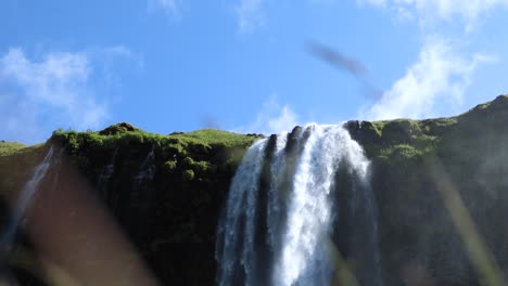 beautiful seljalandsfoss waterfall in iceland, 4k