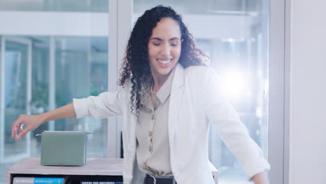 mujer de negocios, celebración