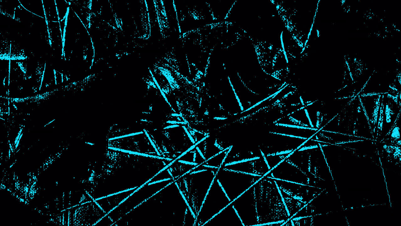 Dynamic Abstract Cyan and Black Grunge Pattern