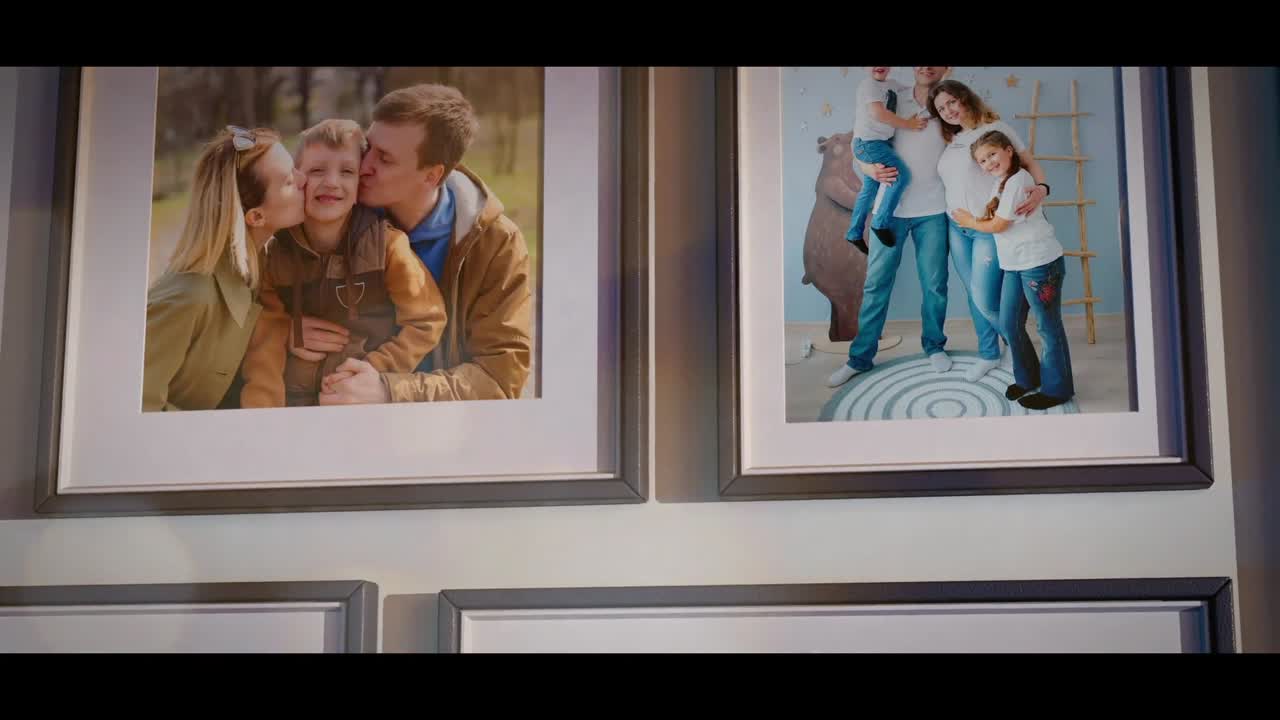 Modern 3d memories slideshow template for photo gallery and emotional storytelling