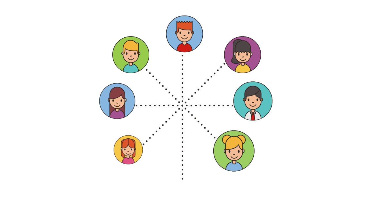 trabajo de la red de personas