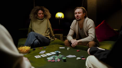 group of friends playing poker 5