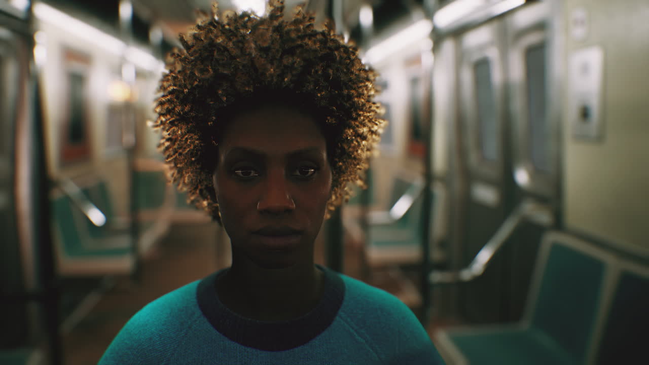Ritratto di bellezza della donna afroamericana