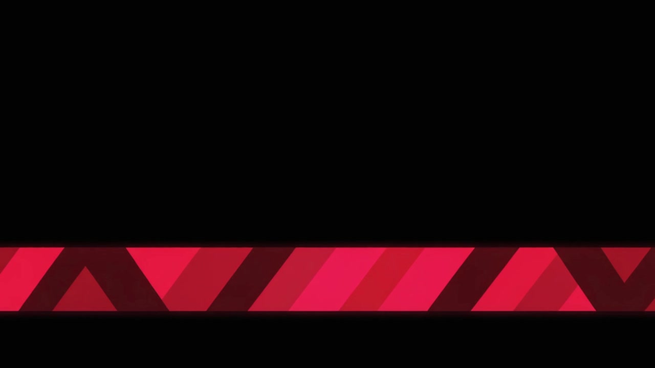 Rote Geometrische Bauchbinden-Grafikanimation