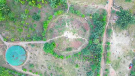 vista aérea en la ciudad de alwar grabada por dji mini 3pro
