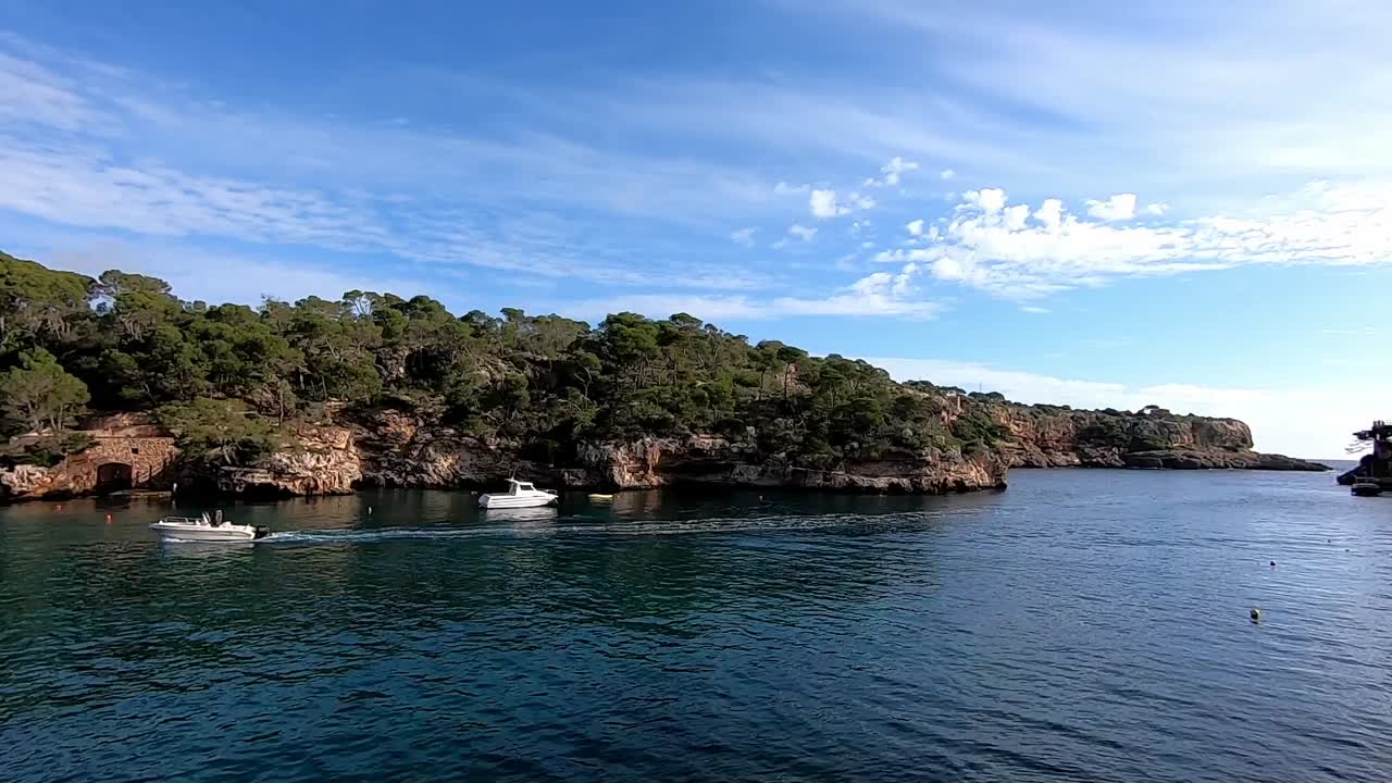 Balearic Island, Palma de Mallorca small port at the Mediterranean Sea