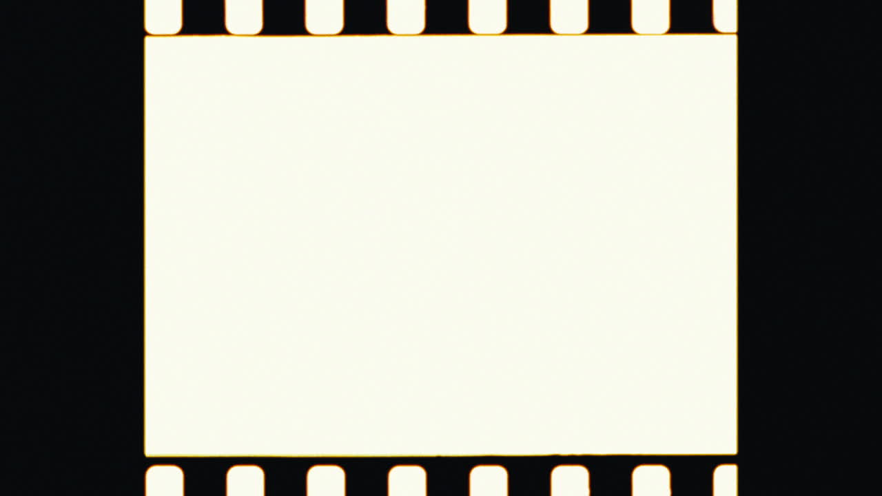 marco de película en blanco